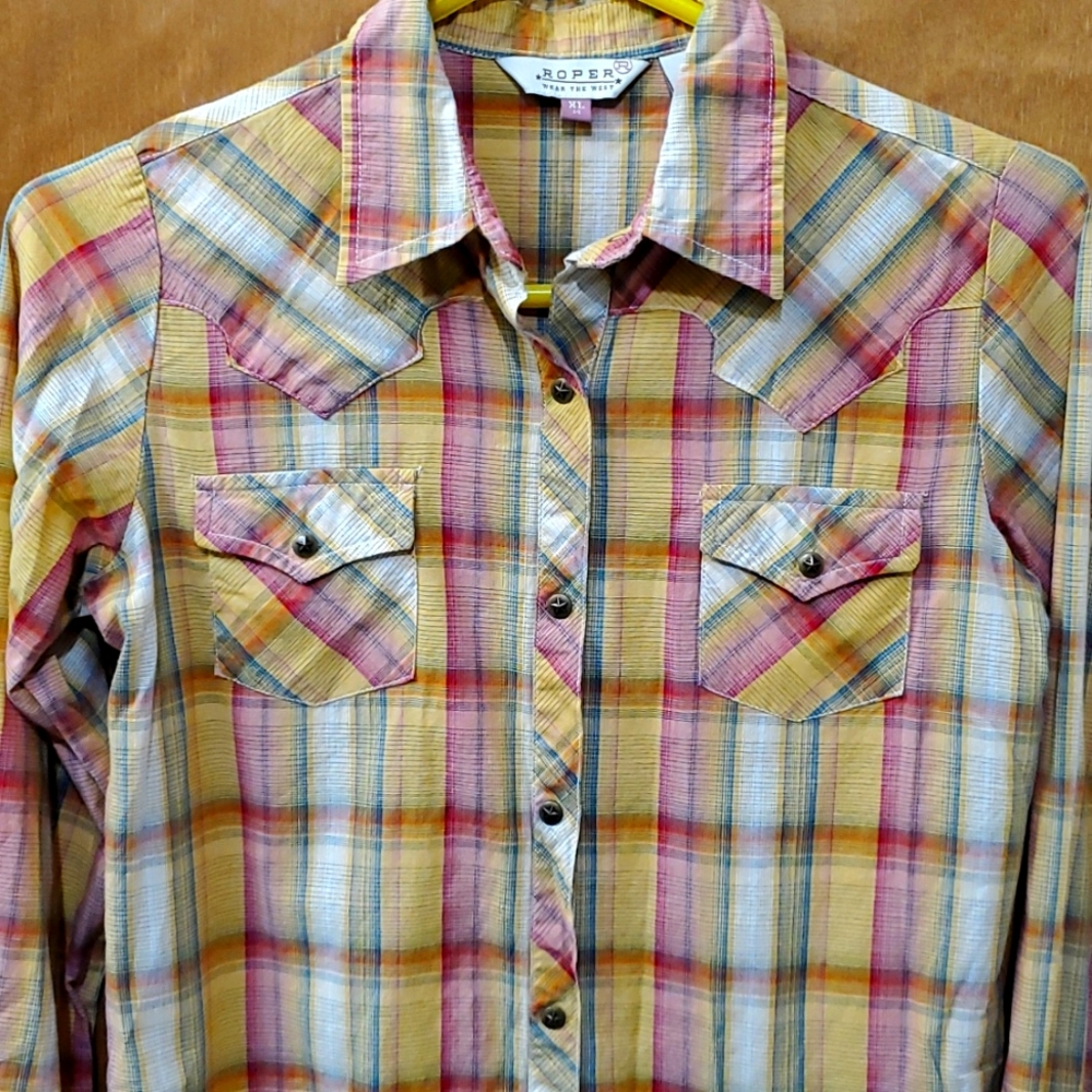 Roper Western Cowgirl button down shirt